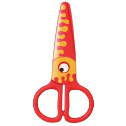Nożyczki szkolne KEYROAD Kids Pro 13cm bezpieczne pakowane na displayu mix kolorów-236155