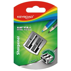 Temperówka KEYROAD aluminiowa podwójna srebrna