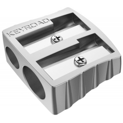Temperówka KEYROAD aluminiowa podwójna srebrna-236203
