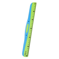 Linijka z uchwytem KEYROAD Soft 30 cm pakowane w display mix kolorów-236220