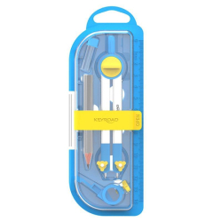 Cyrkiel KEYROAD Circle Master metalowy etui z blokadą zawieszka mix kolorów