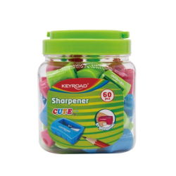 Temperówka KEYROAD Cute plastikowa pojedyncza tuba mix kolorów