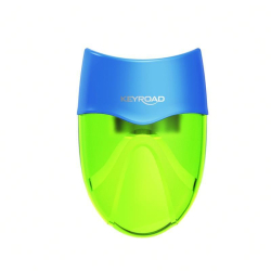 Temperówka KEYROAD plastikowa podwójna blister mix kolorów-236552