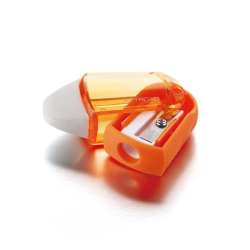 Temperówka KEYROAD plastikowa z gumką Twist pojedyńcza w plastikowej tubie-236954