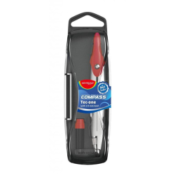 Cyrkiel metalowy KEYROAD w etui z grafitami pakowany w display mix kolorów-236999