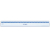 Linijka plastikowa KEYROAD 30 cm zawieszka transparentna-236367