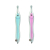Cyrkiel plastikowy KEYROAD pastel z grafitami w etui display mix kolorów-236770