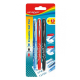 Długopis KEYROAD 0,7mm wymazywalny 2szt. + 1 gratis blister mix kolorów