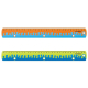 Linijka z uchwytem KEYROAD Coral 30 cm pakowane w display mix kolorów