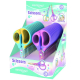 Nożyczki szkolne KEYROAD pastel 15,5cm miękkie display mix kolorów