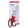 Nożyczki biurowe OFFICE PRODUCTS miękki uchwyt 21 cm czerwono-czarne Nożyczki biurowe OFFICE PRODUCTS miękki uchwyt 21 cm czerwono-czarne