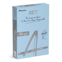 Papier xero A4 kolor REY ADAGIO 500ark. 80g. - niebieski pastel ( 01 )