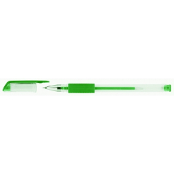 Długopis żelowy OFFICE PRODUCTS gumowy uchwyt 0,5mm - zielony-238746
