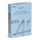 Papier xero A4 kolor REY ADAGIO 500ark. 80g. - niebieski pastel ( 01 )