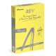 Papier xero A4 kolor REY ADAGIO 500ark. 80g. - żółty intens ( 66 )