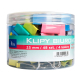 Klipy do papieru TETIS kolorowe 25mm 48szt. GK002C