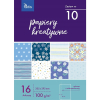 Blok kreatywny zeszyt papierów TETIS A4 16k 100g. KB030-10 Blok kreatywny zeszyt papierów TETIS A4 16k 100g. KB030-10