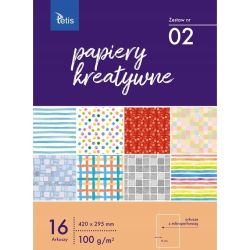 Blok kreatywny zeszyt papierów TETIS A3 16k 100g. KB031-02