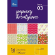 Blok kreatywny zeszyt papierów TETIS A3 16k 100g. KB031-03