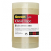 Taśma biurowa SCOTCH eko 508 19mm x 66m 8szt. transparentny żółty
