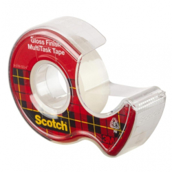Taśma biurowa SCOTCH Crystal Clear 19mm x 7,5m 6-1975 transparentna-245039