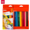 Kredki ołówkowe DELI COLORUN trójkątne 18 kolorów EC00310