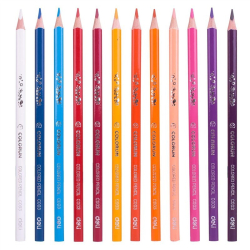 Kredki ołówkowe DELI COLORUN trójkątne 24 kolory EC00320-246086