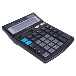 Kalkulator DONAU TECH biurowy 12-cyfr. wyświetlacz wym. 185x140x37 mm czarny K-DT4120-01-246338