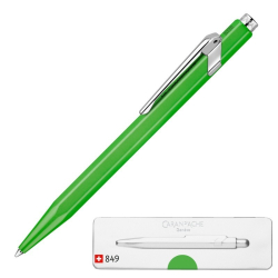 Długopis CARAN D'ACHE 849 Pop Line Fluo M w pudełku zielony