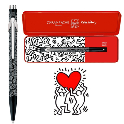 Długopis CARAN D'ACHE 849 Keith Haring w pudełku czarny-253725
