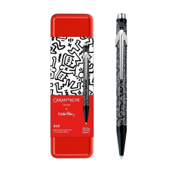 Długopis CARAN D'ACHE 849 Keith Haring w pudełku czarny-253726