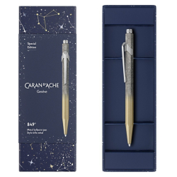 Długopis CARAN D'ACHE 849 Cosmic Gold w pudełku złoty-253776