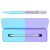 Długopis CARAN D'ACHE 849 Paul Smith Edycja 4 M w pudełku Sky Blue/Lavender-253440