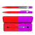 Długopis CARAN D'ACHE 849 Paul Smith Edycja 4 M w pudełku WarmRed / MelrosePink-253455