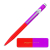 Długopis CARAN D'ACHE 849 Paul Smith Edycja 4 M w pudełku WarmRed / MelrosePink
