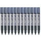 Marker PENTEL MMP20 (OPAKOWANIE 12) olejowy - szary