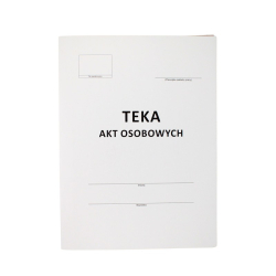 Akta osobowe KIEL-TECH A4 ABCDE kartonowe 350g OPAK.50-276296