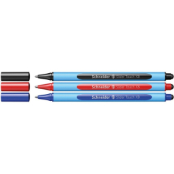 Długopis SCHNEIDER Slider Edge, XB 1,4mm, 3 szt., blister, mix kolorów-276693
