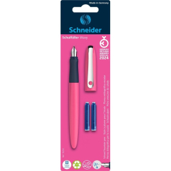 Pióro wieczne SCHNEIDER Wavy, 2 naboje, mix kolorów, blister-276730