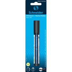 Marker SCHNEIDER do tablic Maxx 290, okrągły, 2-3mm, blister, czarny