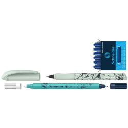 Długopis żelowy SCHNEIDER Easy Set, wymazywacz, 6 nabojów, blister, mix kolorów-276948