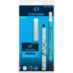Długopis żelowy SCHNEIDER Easy Set, wymazywacz, 6 nabojów, blister, mix kolorów-276955