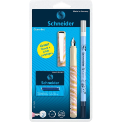 Pióro wieczne SCHNEIDER Glam, wymazywacz, naboje 6 szt., mix kolorów, blister-277201