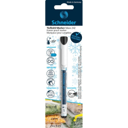 Marker SCHNEIDER odporny na zamrażanie Maxx 242, okrągły, 1mm, czarny