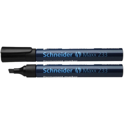 Marker SCHNEIDER permane. 233 ścięty - czarny