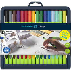 Cienkopis SCHNEIDER Line-Up 0,4mm stojak 30+2 szt.