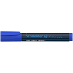 Marker SCHNEIDER permane. 250 Maxx ścięty 2-7mm - niebieski