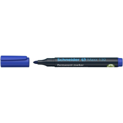 Marker SCHNEIDER Maxx 130 okrągły 1-3mm blister - niebieski