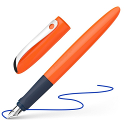 Pióro wieczne SCHNEIDER Wavy, w pudełku z zawieszką, pomarańczowe-279672
