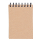 Kołonotatnik OFFICE PRODUCTS A6 craft w kratkę 80 kart. 80gsm - brązowy